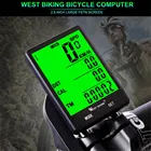 Беспроводной водонепроницаемый велосипедный компьютер для горного велосипеда, велосипедный одометр, секундомер, спидометр, часы, светодиодные цифровые аксессуары # T2Q