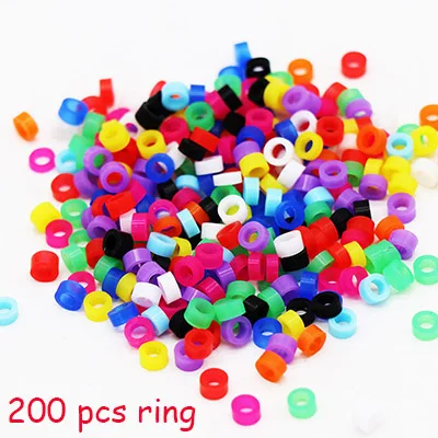 200 pcs Кольцо для птиц кольца для лап для попугая Finch Канарские принадлежности для голубей товары для домашних животных ленты для голубей - Цвет: 200 pcs