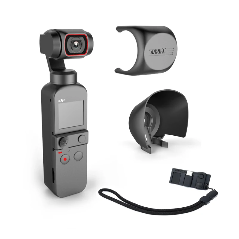 STARTRC DJI Pocket 2 camera Lens protective cover&Adapter storage board&Gimbal camera Sunshade for DJI Pocket 2 Accessories