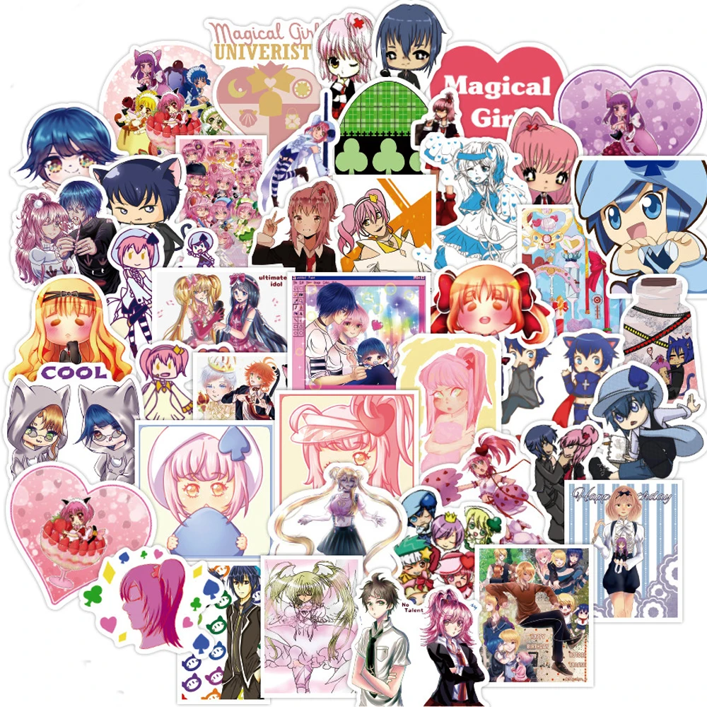 

10/30/50PCS Shugo Chara! Anime Stickers Aesthetic Laptop Phone Water Bottle Waterproof DIY Graffiti Decal Sticker Packs Kid Toy