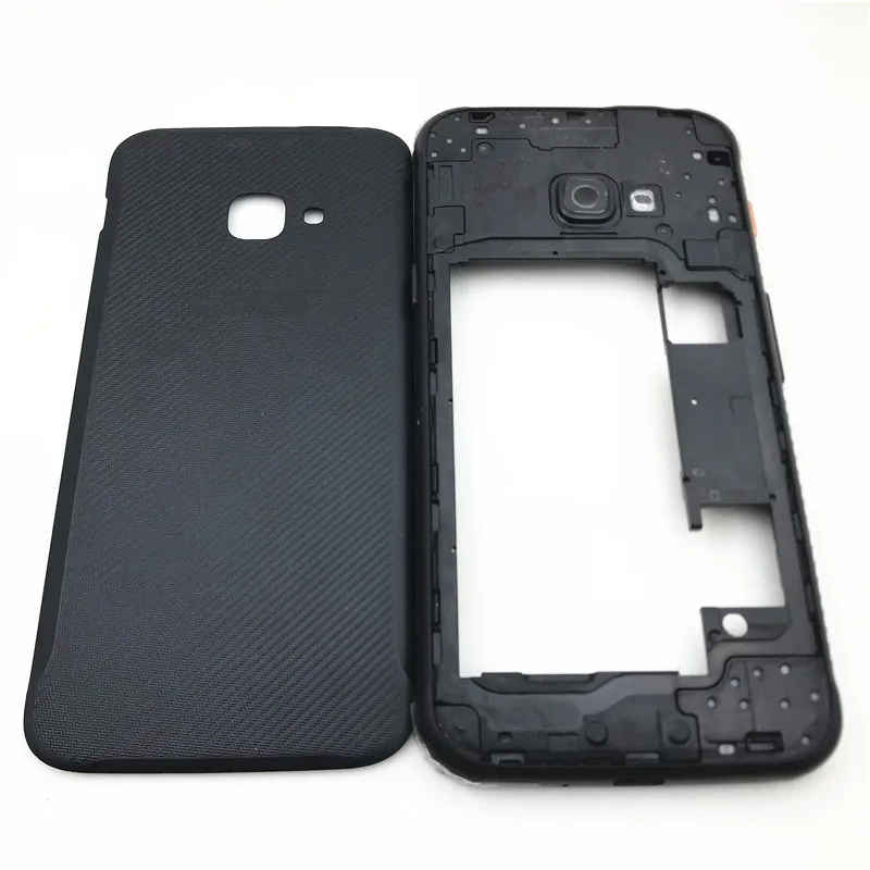 

Full Housing for Samsung Galaxy Xcover 4S G398 SM-G398F Middle Frame Plate with Camera Lens Buttons +Battery Cover Back Case