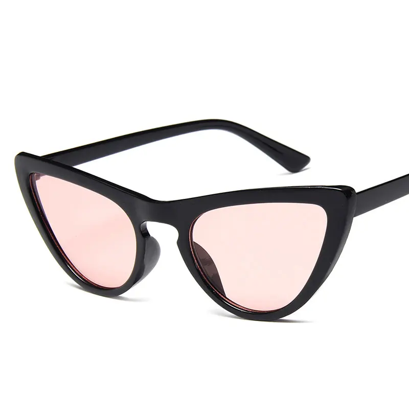 

New Triangle Cat Eye Women Sunglasses Trend Fashion Eyeglasses Retro Transparent Glasses