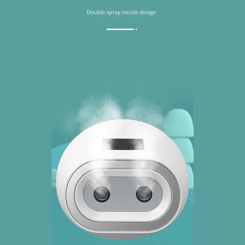 

500Ml Double-Head Spray Humidifier,Cool Mist Humidifier with 2000Mah Battery Operated,for Car Home Bedroom Ravel