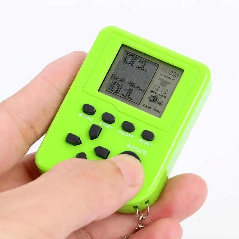 Мини ностальгическая ЖК Консоль ручной 26 в 1 игровой плеер для подарка с брелком