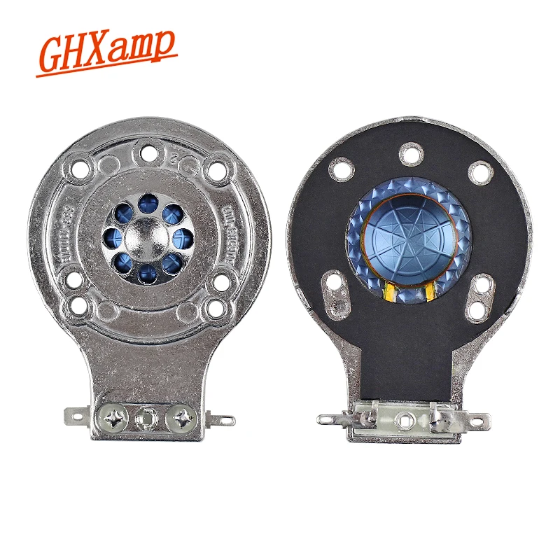 Bobina de Voz Ghxamp para 2412h-1 Tweeter Alto-falante Reparação Chifre Azul Diafragma Titânio Filme Plana Especial Faça Você Mesmo 2 Peças 2412 24.8mm