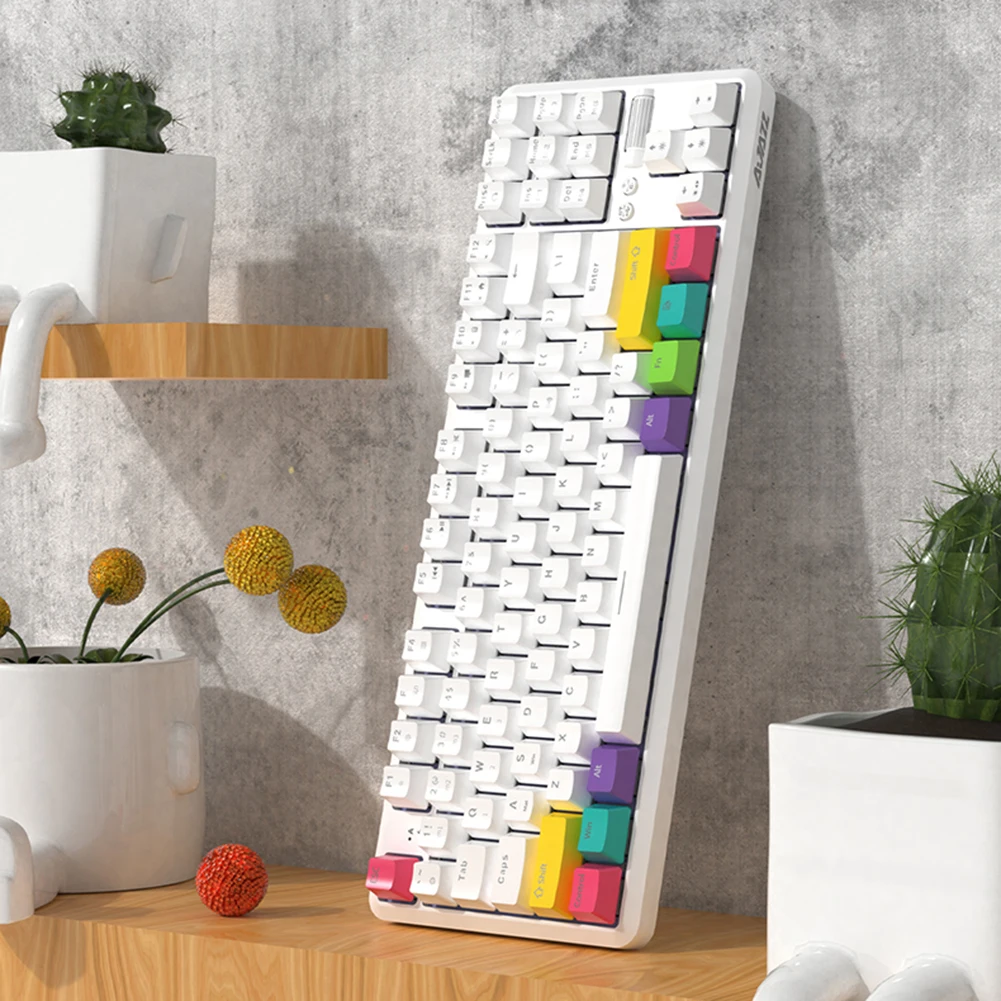 Клавиатура Ajazz K870T Механическая Проводная с RGB подсветкой 87 клавиш Type C|Клавиатуры|