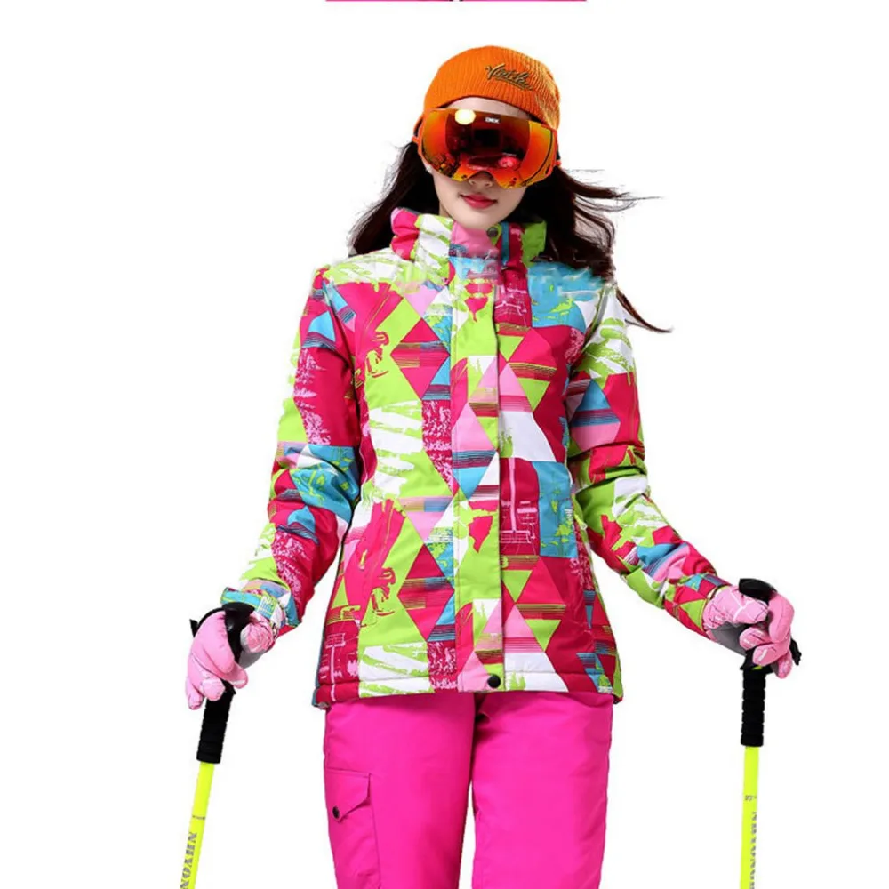 Спортивная водонепроницаемая куртка для женщин лыжный костюм комплект мужчин