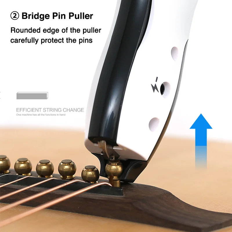 pinguin string wickler cutter und brücke pin puller für akustische elektrische gitarre ukulele bass und multifunktionale restring werkzeuge