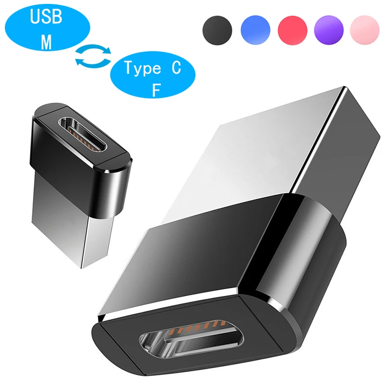 Металлический адаптер USB папа мама Type C OTG конвертер для Xiaomi Nexus 5x6p Oneplus 3 2 Macbook