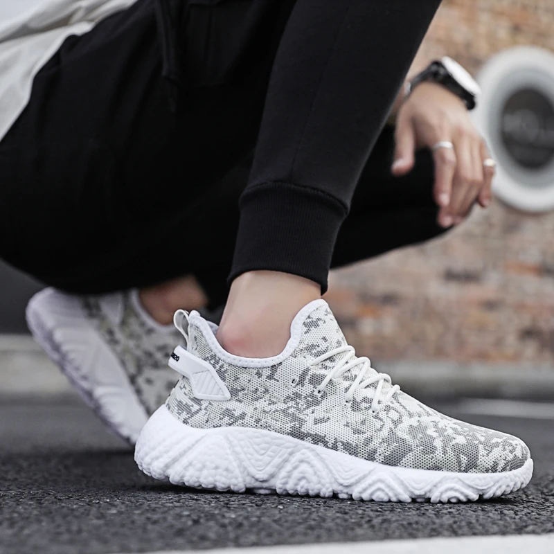 Спортивная обувь для мужчин 2020 летние новые мужские кроссовки со шнуровкой и