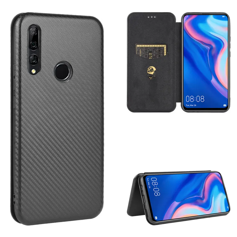 Чехол-книжка для Huawei Honor 9X Global кожа твердый с отделением карт | Мобильные телефоны