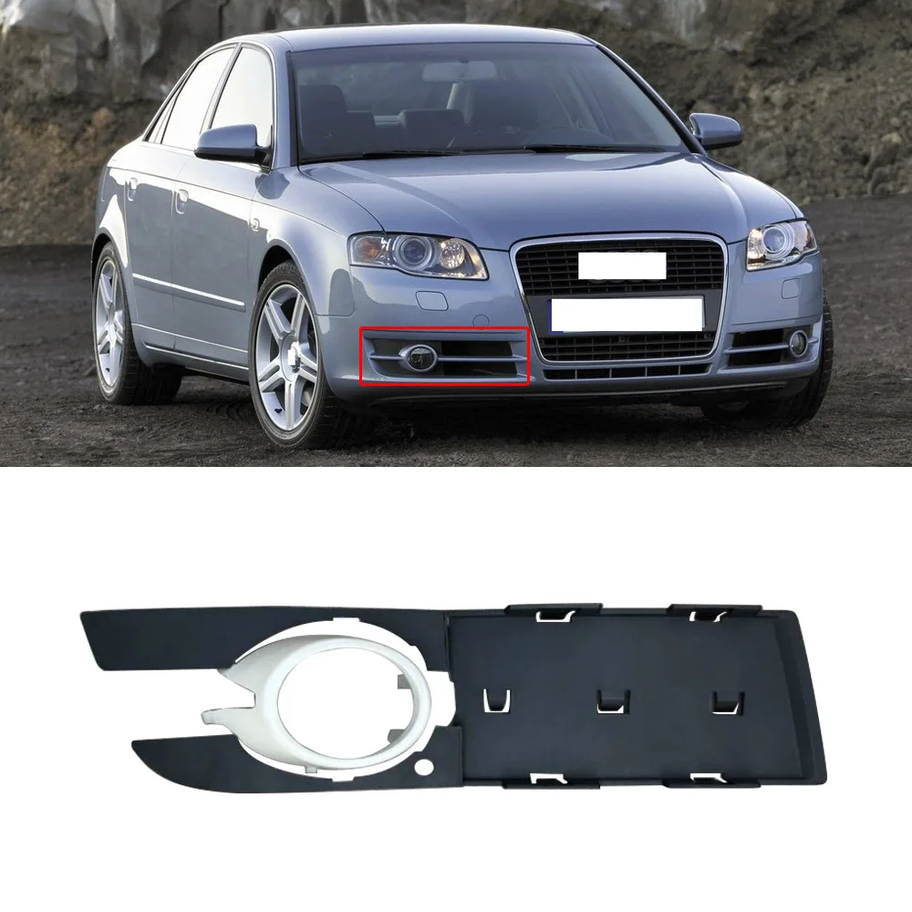 CAPQX для Audi A4 2005-2008 передний бампер противотуманный светильник рамка противотуманная фара декоративная крышка противотуманная фара отделка панель Корпус гарнир капот