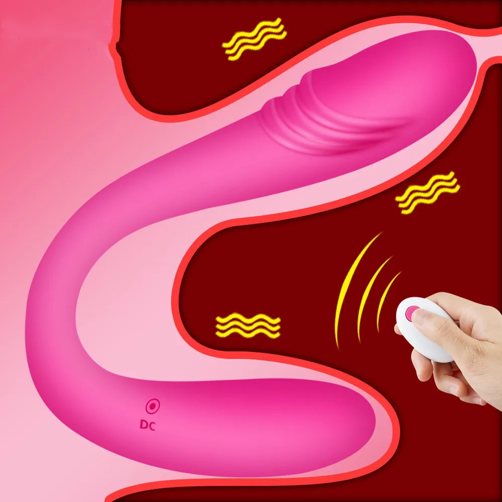 Беспроводной Вибратор стимулятор для лесбиянок перезаряжаемый двойной вибратор