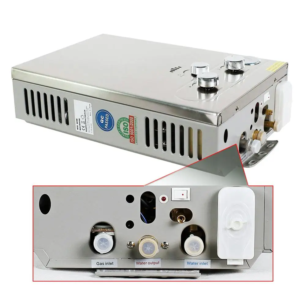 1200 Вт 6л весь дом газовый водонагреватель Открытый Ванная комната прямой