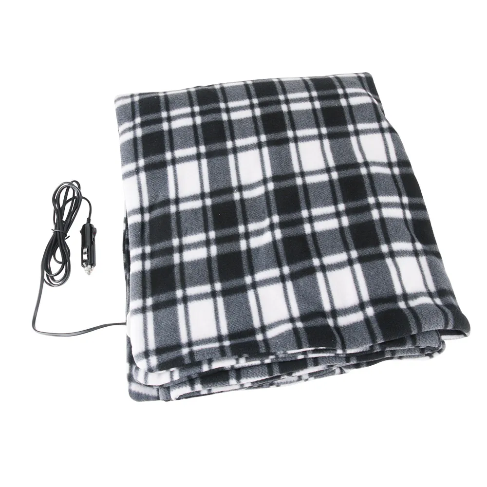 Автомобильное нагревательное одеяло 12 В 150x90 см односпальное с подогревом