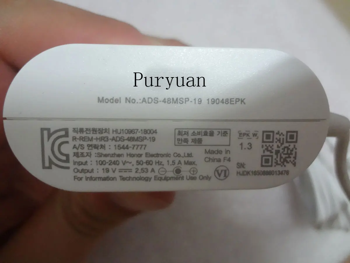 Адаптер Puryuan для LG Gram 19В 48Вт