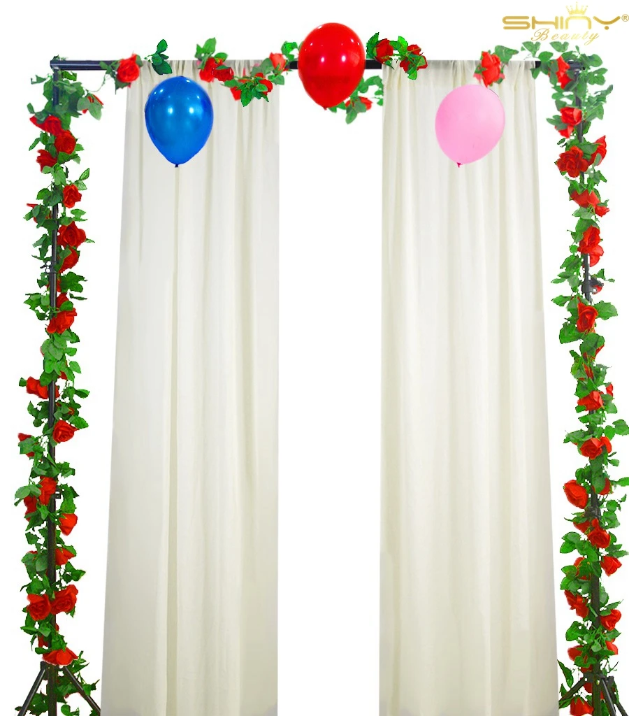 Европейский стиль абрикосового цвета ширма для душа без крючков 120 дюймов