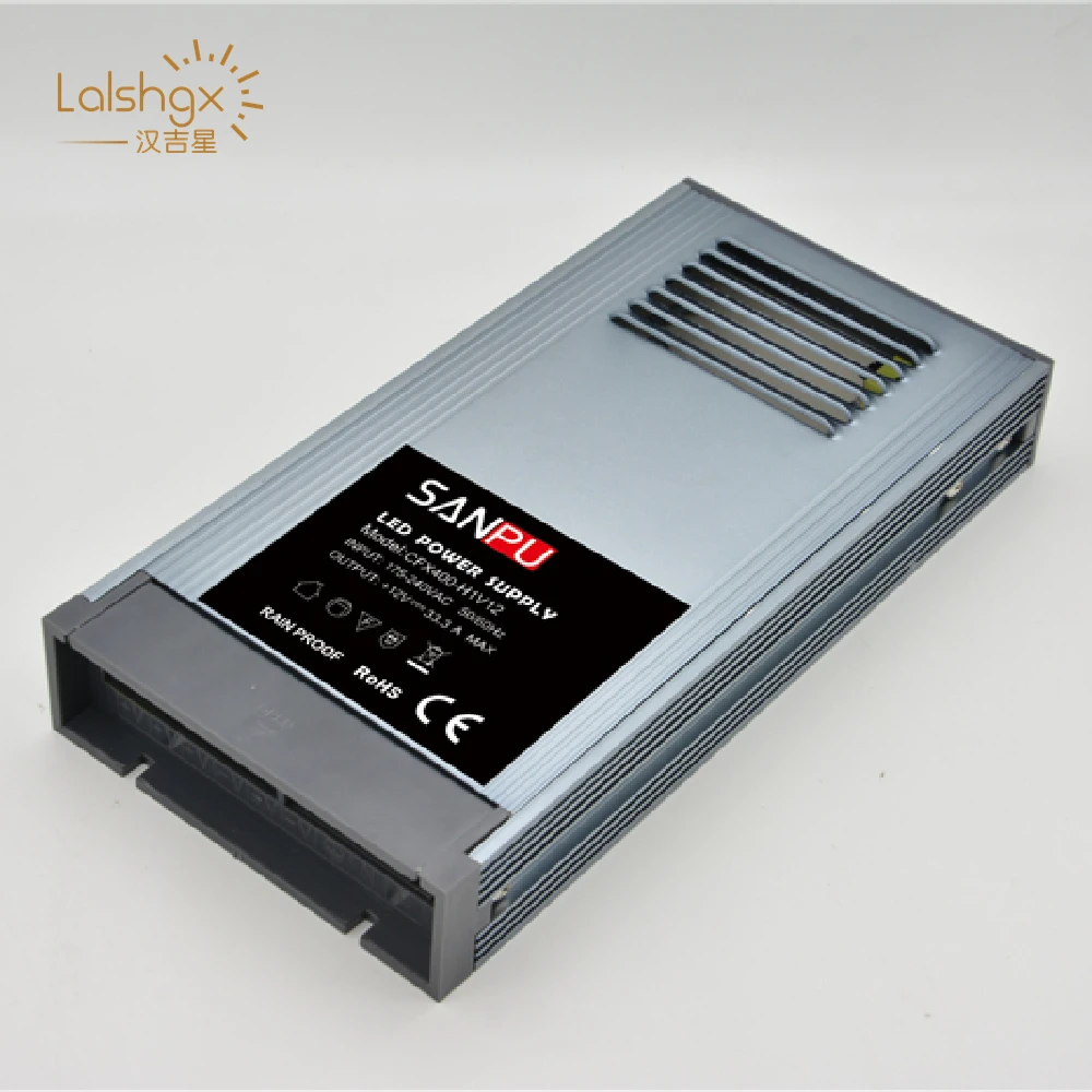 Sanpu LED адаптер Питание 12VDC 400W 30A преобразователь переменного тока в постоянный 12В трансформатор освещения 12 вольт светодиодный драйвер непромокаемые открытый Применение сад 360W