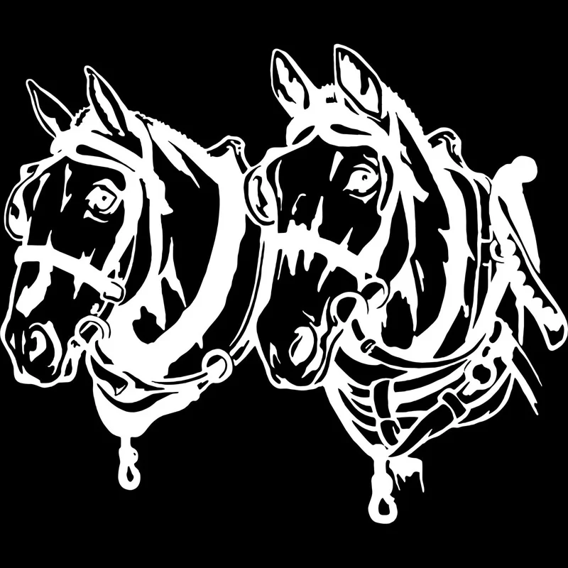 

Car Sticker Mule Horse Rodeo Fashion PVC Decal Car Sticker Black/silver 15.5cm * 13cm