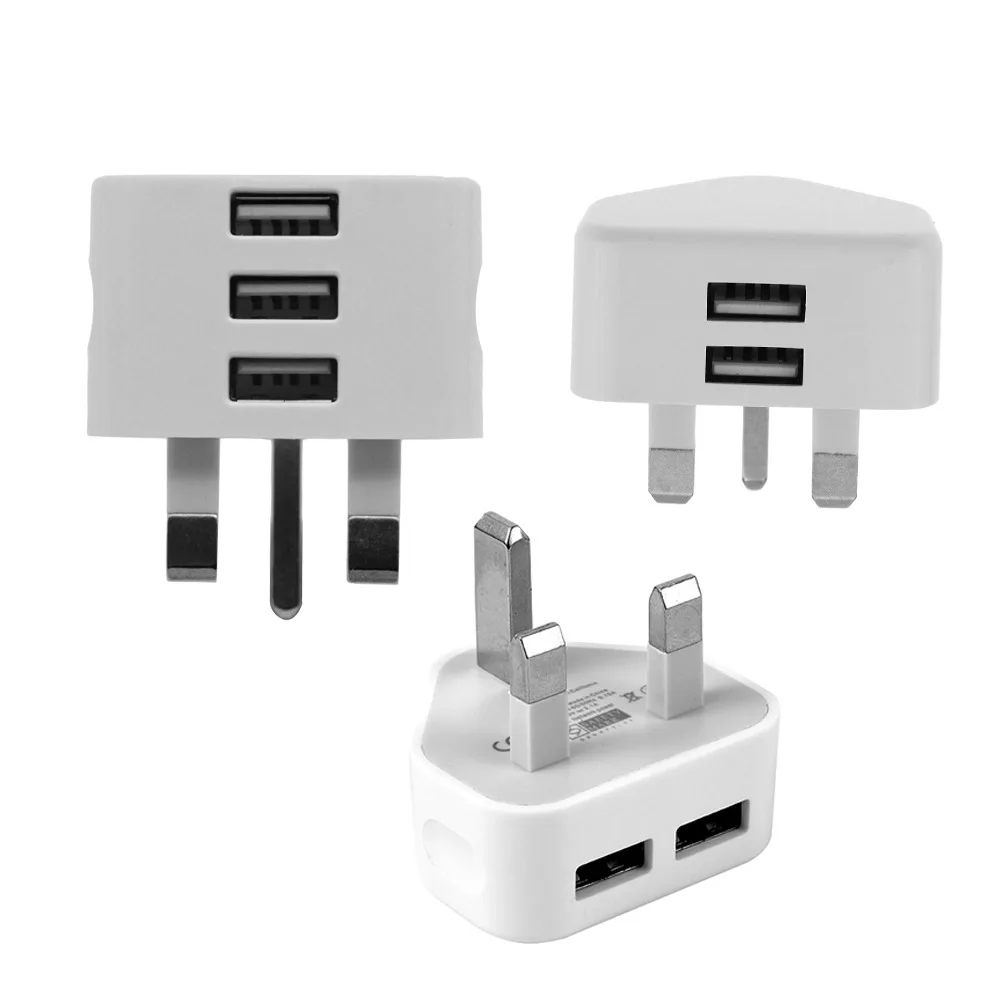 Новинка 1 2 3USB порта британское стандартное зарядное устройство Британский