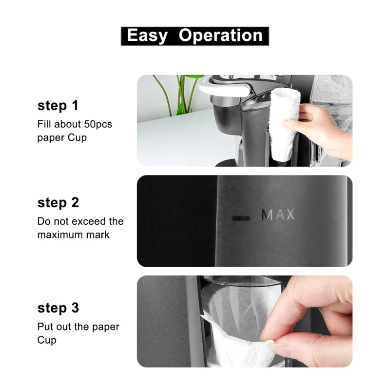 

k cup paper cup storage rack automatic cup remover wall-mounted storage creative storage household shelf Storage Holders