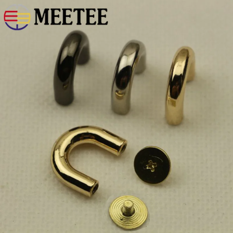 Металлическая сумка Meetee BD458 5 шт. 9/13 мм с овальным кольцом | Дом и сад