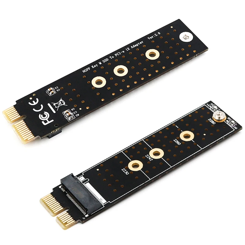 Адаптер Pcie для M2 Nvme Ssd X1 Raiser Pci-E Pci Express M Соединитель в форме ключа поддерживает 2230