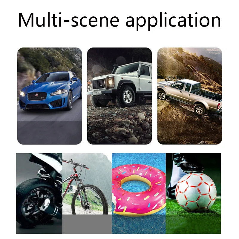 Портативный воздушный компрессор RACEFAS 12 в насос для автомобильных шин инжектор