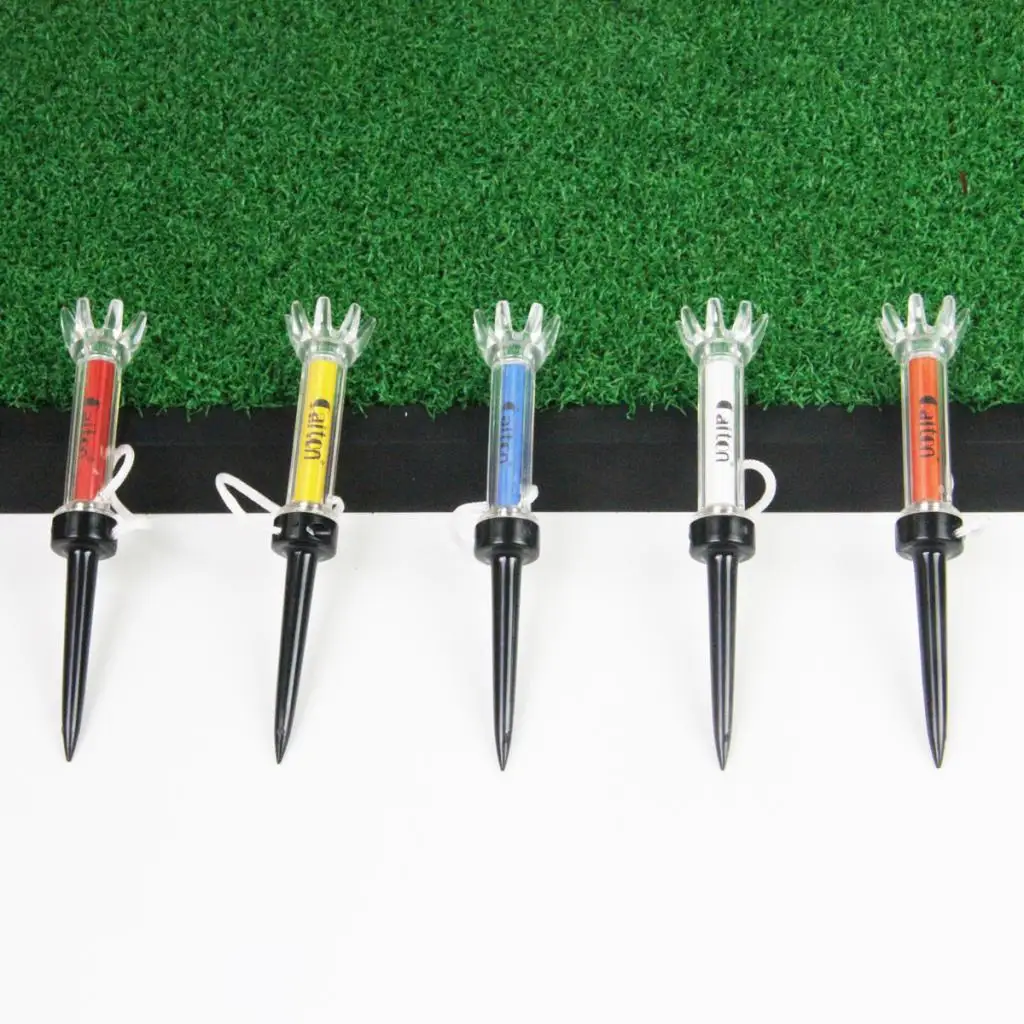 5 шт. многоцветные мячи для гольфа гвозди стабильного обучения основа