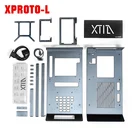 XTIA Xproto-L ITX, совместим с блоком питания ATX, открытая портативная полностью Алюминиевая Рама корпуса XPL