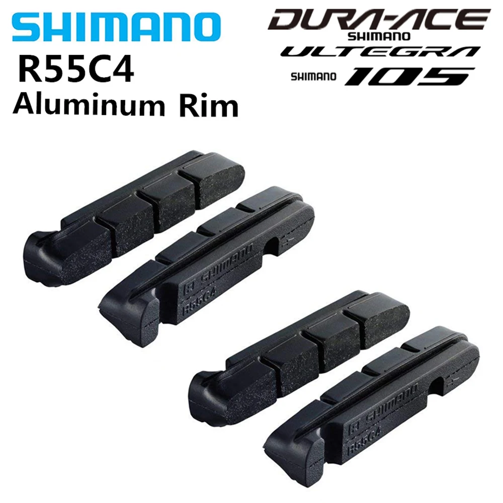 2 пары SHIMANO R55C4 v тормозные колодки для шоссейных велосипедов/диски из алюминиевого сплава Dura-Ace/Ultegra/105 R8000 6800