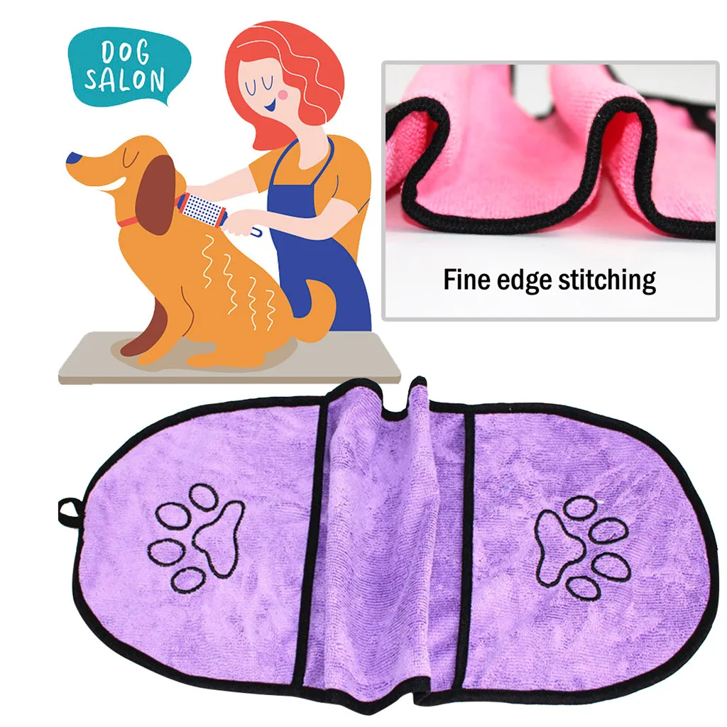 Полотенце для высыхания щенков банные халаты кошек и собак полотенце домашних