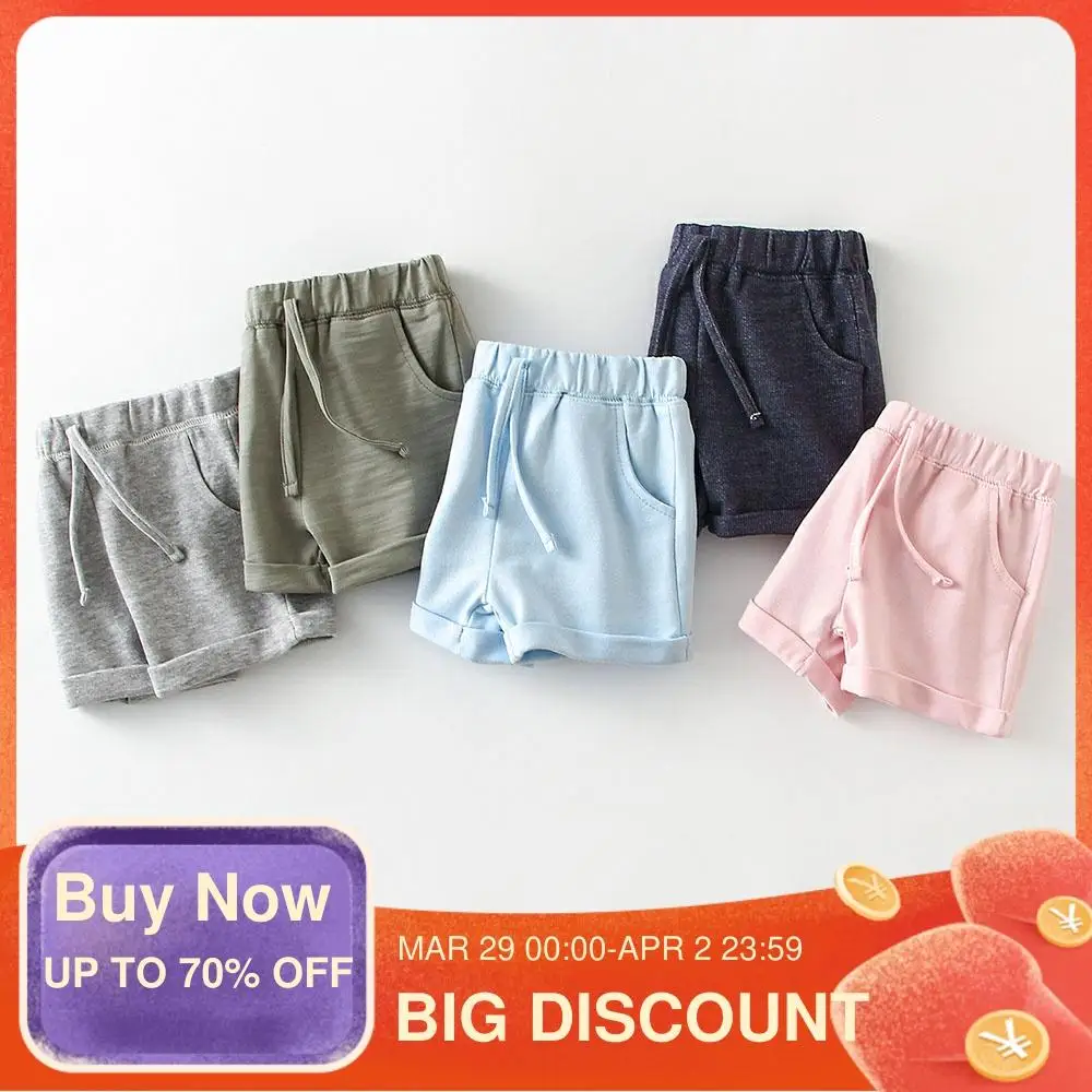 

Children Shorts Toddler Kids Short Pant Summer Cotton Girls Boys Beach Shorts Leisure Capris Summer Baby Boy Clothing