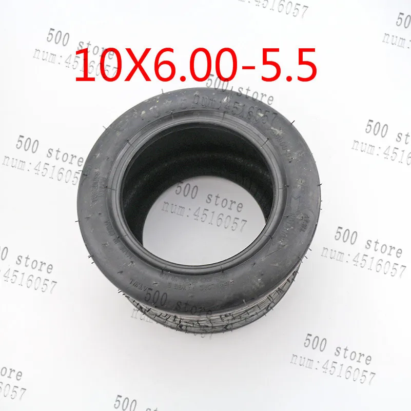 Бесплатная доставка 10 дюймов Расширенная шина 10x6.00-5 5 бескамерная для мотоцикла