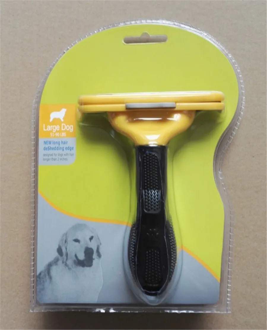 

2021 New Comfortable Pet Hair Removal Comb Cats Dog Grooming Comb Puppy Kitten Hair Shedding Trimmer Combs Pets Grooming Tools