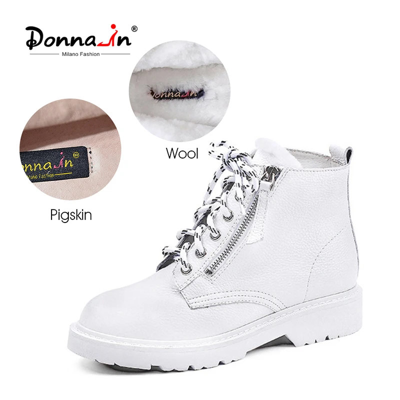 Donna in/Модные женские Ботильоны на каблуке Сезон осень зима Обувь платформе