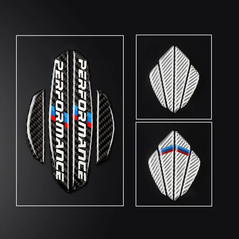 

4pcs Carbon Fiber Car Door Side Protector Stickers Anti-collision Strip For BMW E46 E90 F30 F10 X1 X3 X5 X6 3 Series Accessories