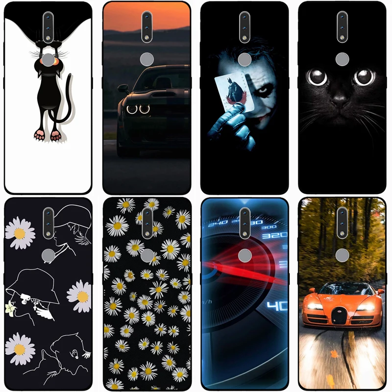 Чехол для NOKIA 2 4 с изображением розового волка мягкий силиконовый чехол телефона