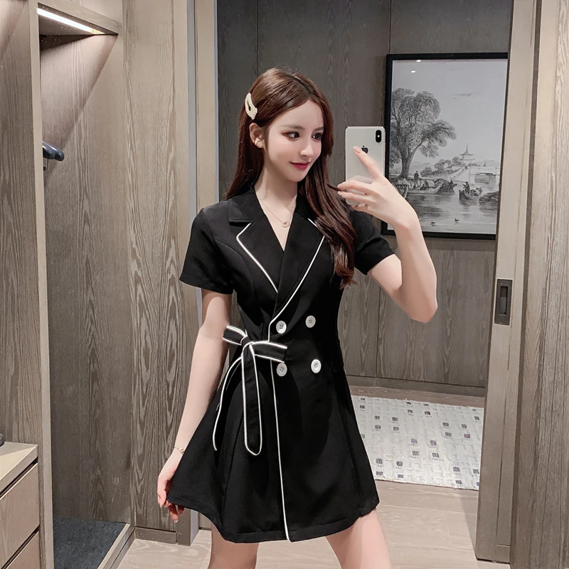 

Женская одежда, платья в стиле ретро с воротником-костюмом, женские платья