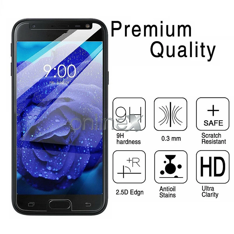 Ультратонкое закаленное стекло OriWood для BQ VSMART JOY 1 PLUS AQUARIS C 9H HD 2.5D с защитой от
