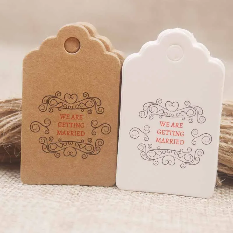 5*3 см DIY Счастливый День святого Валентина Подарочная этикетка тег только что