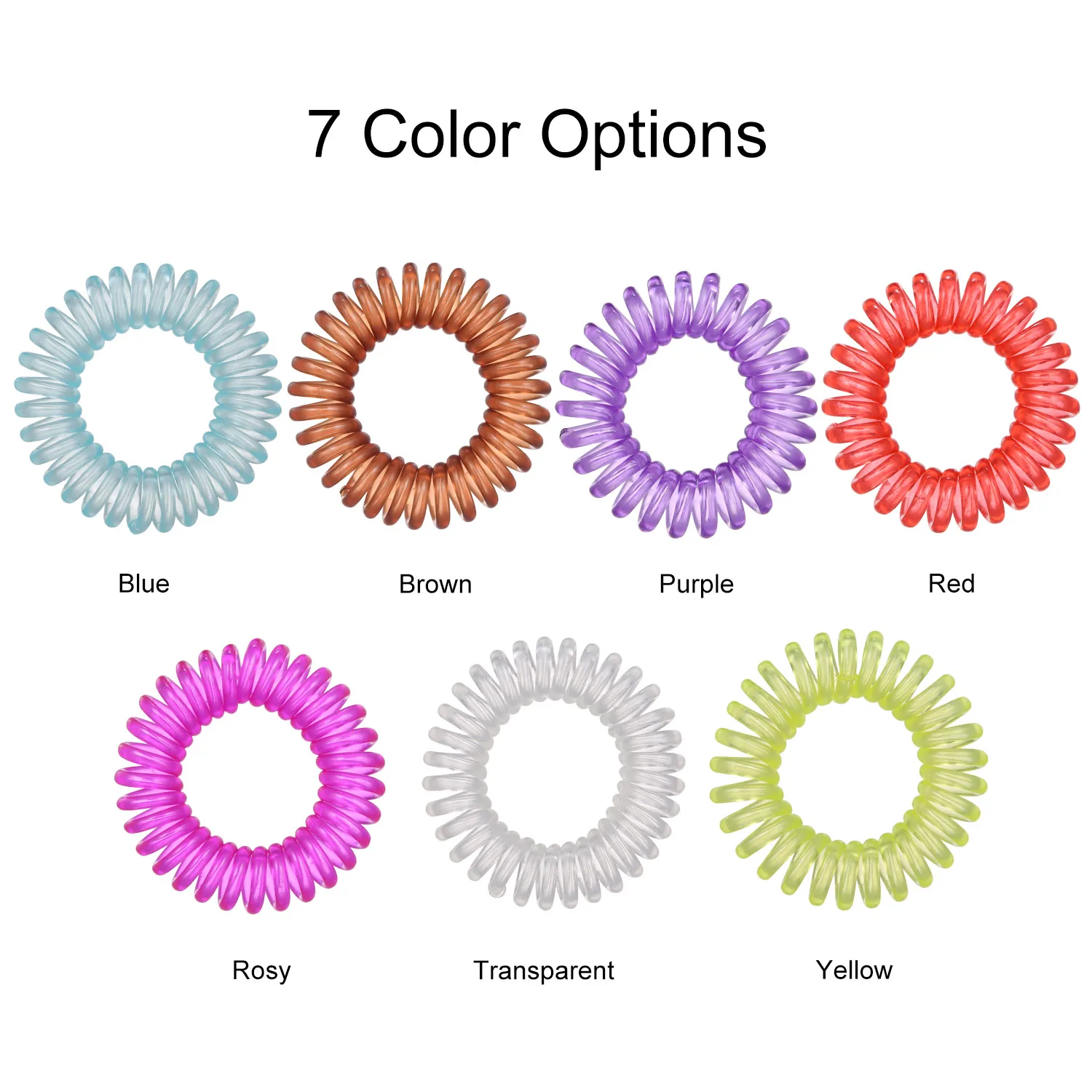 3 шт. резинки для волос на спирали пластиковые волос|Аксессуары укладки| |