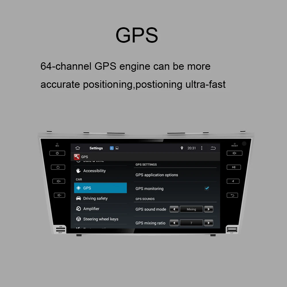 Автомобильный GPS-навигатор на Android 10 0 для TOYOTA CAMRY 2007 2008 2009 2010 2011 8 автомобильный