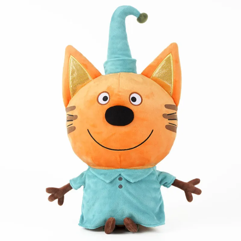 Новые 27-33 см Русские три счастливых кошки плюшевые игрушки малыш-е-кошки печенье