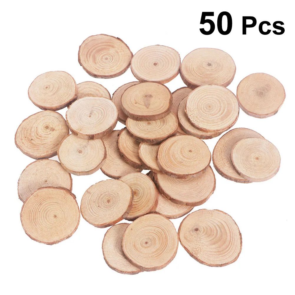 Деревянные диски с натуральными круглыми ЧИПАМИ ручной росписи 4 5 см деревянные