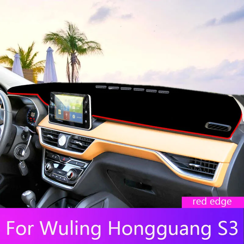 

For Wuling Hongguang S3 Light-proof Pad Dashboard Insulation Pads Sun Protection Dust-proof Decorate Car Acessories