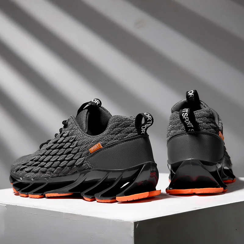 

Men Blade Running Shoes Fashion Sport Shoes Men Training Jogging Tennis Shoes Man Breathable Adult Sneakers Push Size Non-slip
