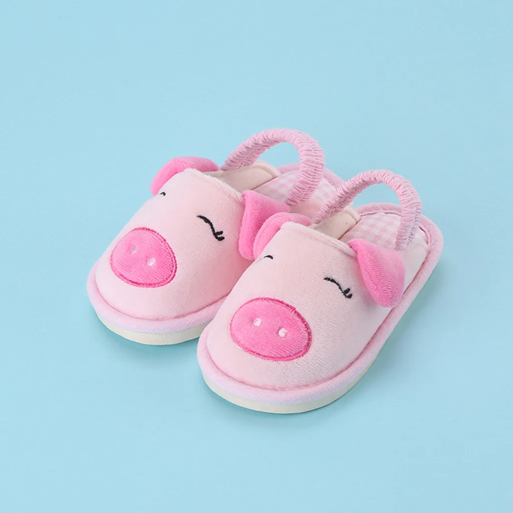 Обувь с изображением свинки для маленьких мальчиков и девочек в стиле унисекс