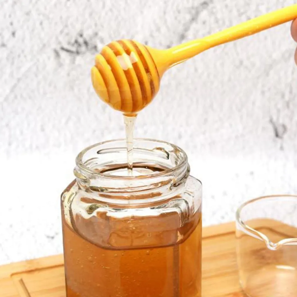 

1pcs Honey Stir Bar Mixing Handle Jar Spoon For Honey Jar Supplies Honey Long Stick Supplies Honey Kitchen Tools Tableware