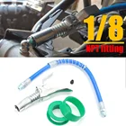 Переходник для шприца для смазки, комплект шлангов, пистолет муфта блокировки, сопло, быстросъемный фиксатор на муфте 18 дюйма, NPT для фитингов SAE и Metric Zerk